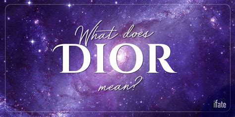 what do dior mean|dior japan website.